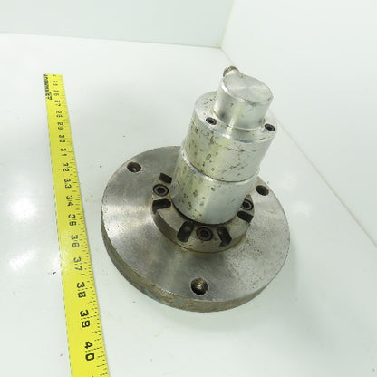 Deublin 2520 Deuplex Air-Hydraulic Hi-Speed Rotary Union 1/4" W/8" Round Plate