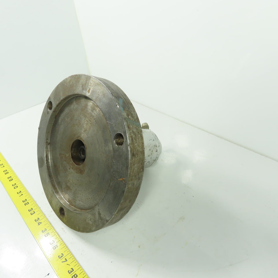 Deublin 2520 Deuplex Air-Hydraulic Hi-Speed Rotary Union 1/4" W/8" Round Plate