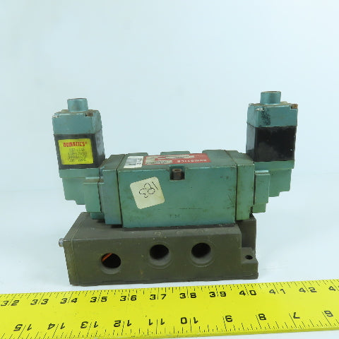 Numatics 554BB43AK 2-Position Pneumatic Solenoid Valve 120V Coil