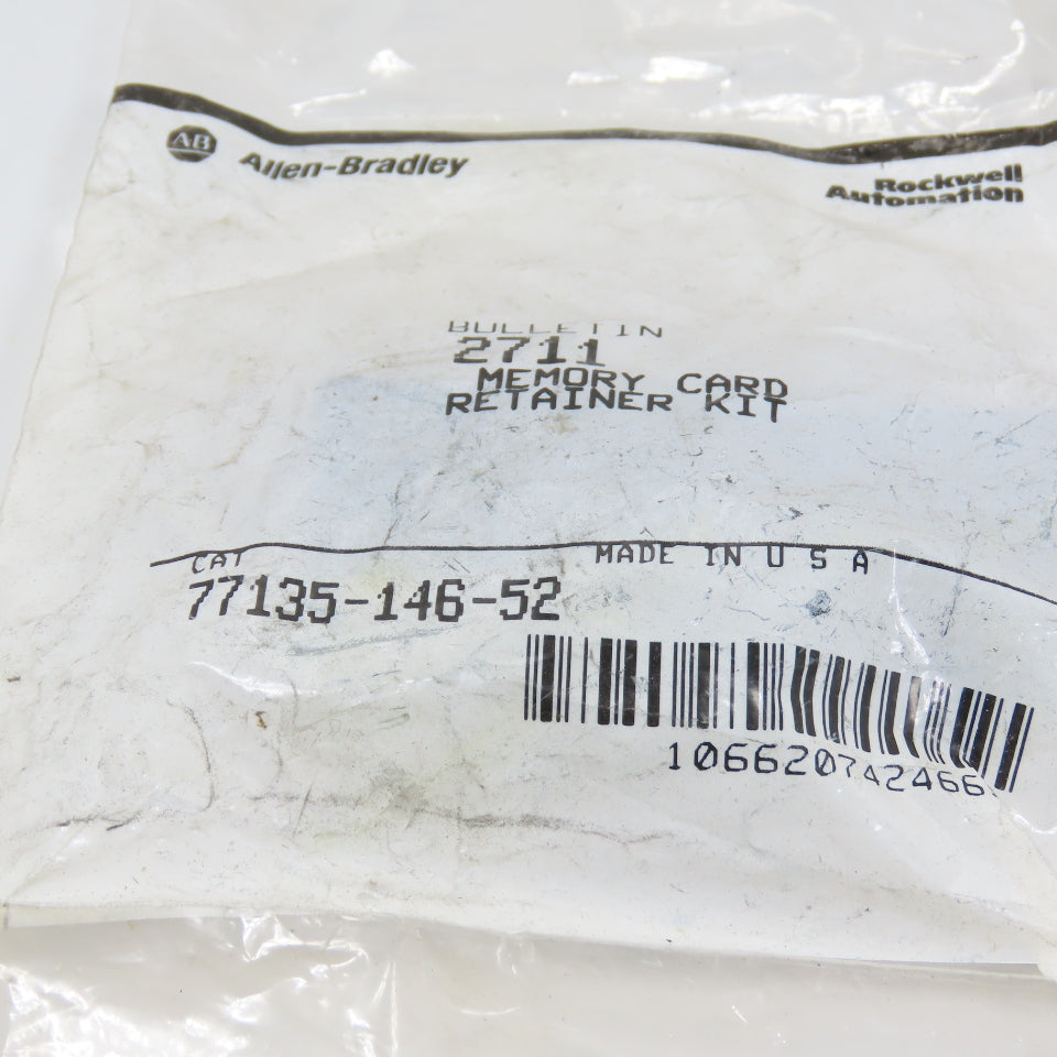 Allen Bradley 77135-146-52 Bulletin 2711 Memory Card Retainer Kit Lot Of 3