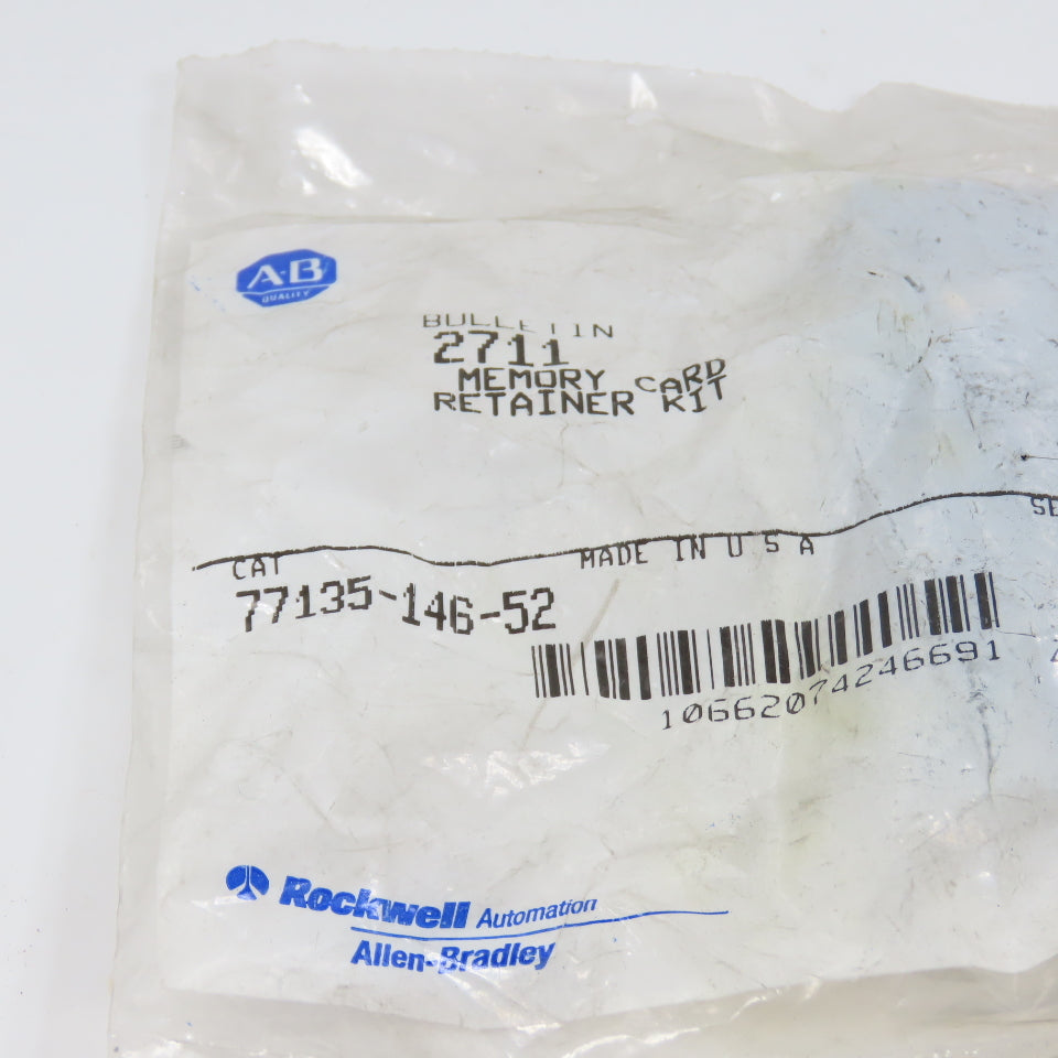 Allen Bradley 77135-146-52 Bulletin 2711 Memory Card Retainer Kit Lot Of 3