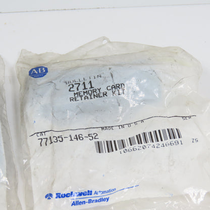 Allen Bradley 77135-146-52 Bulletin 2711 Memory Card Retainer Kit Lot Of 3