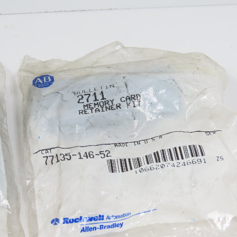 Allen Bradley 77135-146-52 Bulletin 2711 Memory Card Retainer Kit Lot Of 3