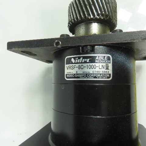 Delta ECMA-E21310RS AC Servo Motor 110VAC 2000RPM W/Reducer VRSF-8C-1000-LN