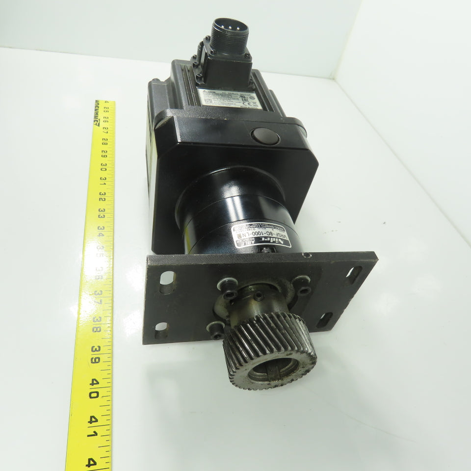 Delta ECMA-E21310RS AC Servo Motor 110VAC 2000RPM W/Reducer VRSF-8C-1000-LN