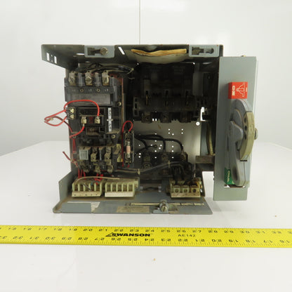 Allen Bradley YUW934216/1A1 Size 2 Mcc Motor Starter Bucket 25HP 480V 3PH 3 Pole