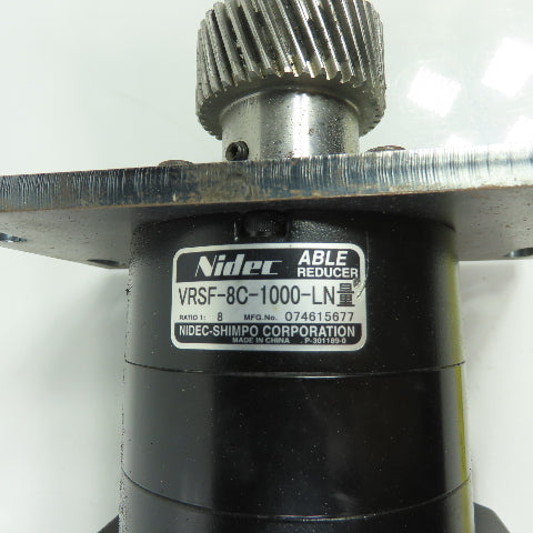 Delta ECMA-E21310RS AC Servo Motor 110VAC 2000RPM W/Reducer VRSF-8C-1000-LN