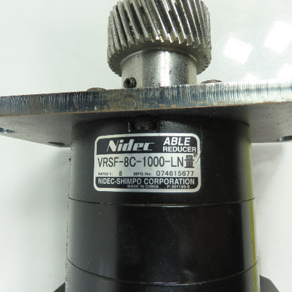 Delta ECMA-E21310RS AC Servo Motor 110VAC 2000RPM W/Reducer VRSF-8C-1000-LN