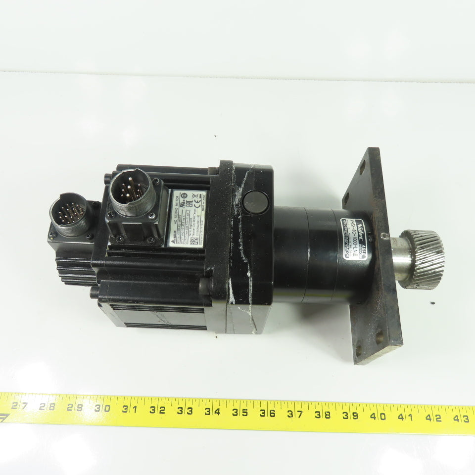 Delta ECMA-E21310RS AC Servo Motor 110VAC 2000RPM W/Reducer VRSF-8C-1000-LN