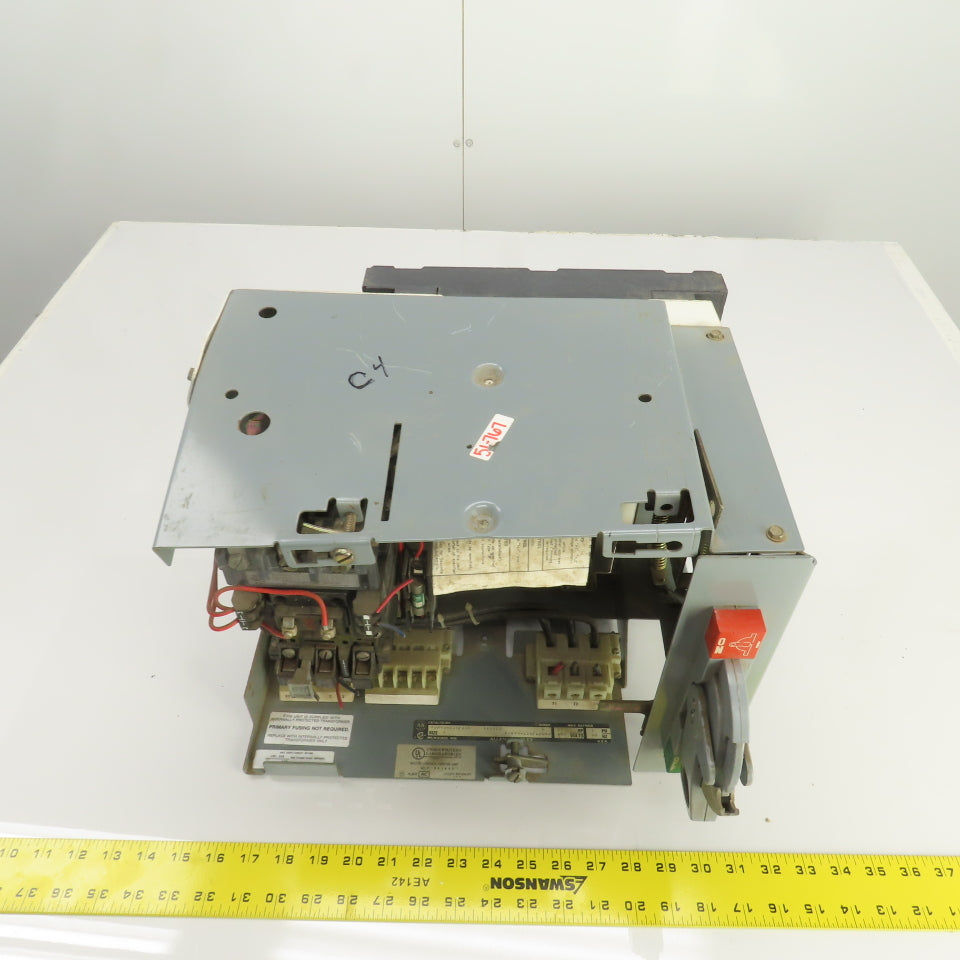 Allen Bradley YUW934216/1AK Size 2 Mcc Motor Starter Bucket 25HP 480V 3PH 3 Pole