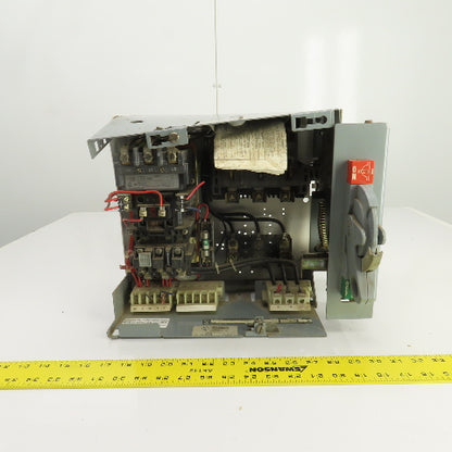Allen Bradley YUW934216/1AK Size 2 Mcc Motor Starter Bucket 25HP 480V 3PH 3 Pole