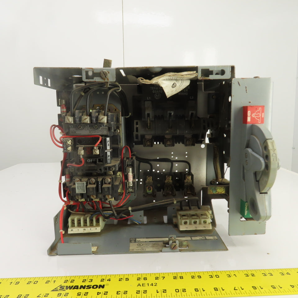 Allen Bradley 2112B-BAB-4R-6P-24R Size 1 Mcc Motor Starter Bucket 10HP 480V 3PH