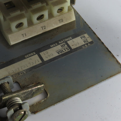 Allen Bradley 2112B-BAB-4R-6P-24R Size 1 Mcc Motor Starter Bucket 10HP 480V 3PH