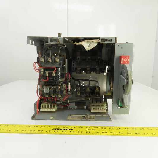 Allen Bradley 2112B-BAB-4R-6P-24R Size 1 Mcc Motor Starter Bucket 10HP 480V 3PH