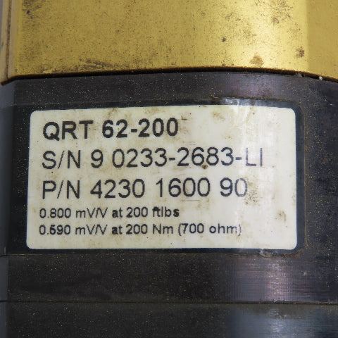 Atlas Copco 4230 1705 80 QRT 62-200 Electric Nut Runner 3/4" Drive 7000RPM 41V