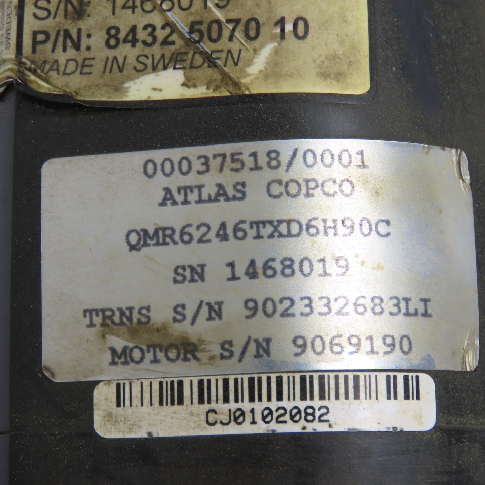 Atlas Copco 4230 1705 80 QRT 62-200 Electric Nut Runner 3/4" Drive 7000RPM 41V