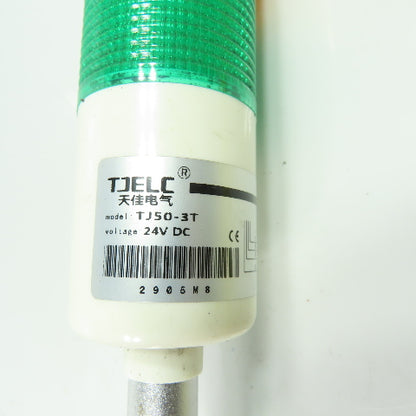 Tjelc TJ50-3T 3 Section Light Tower Stack Red Green Amber 24VDC