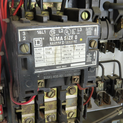 Allen Bradley 2112B-BAC-6P-24R Size 0 Mcc Motor Starter Bucket 5HP 600V 3PH