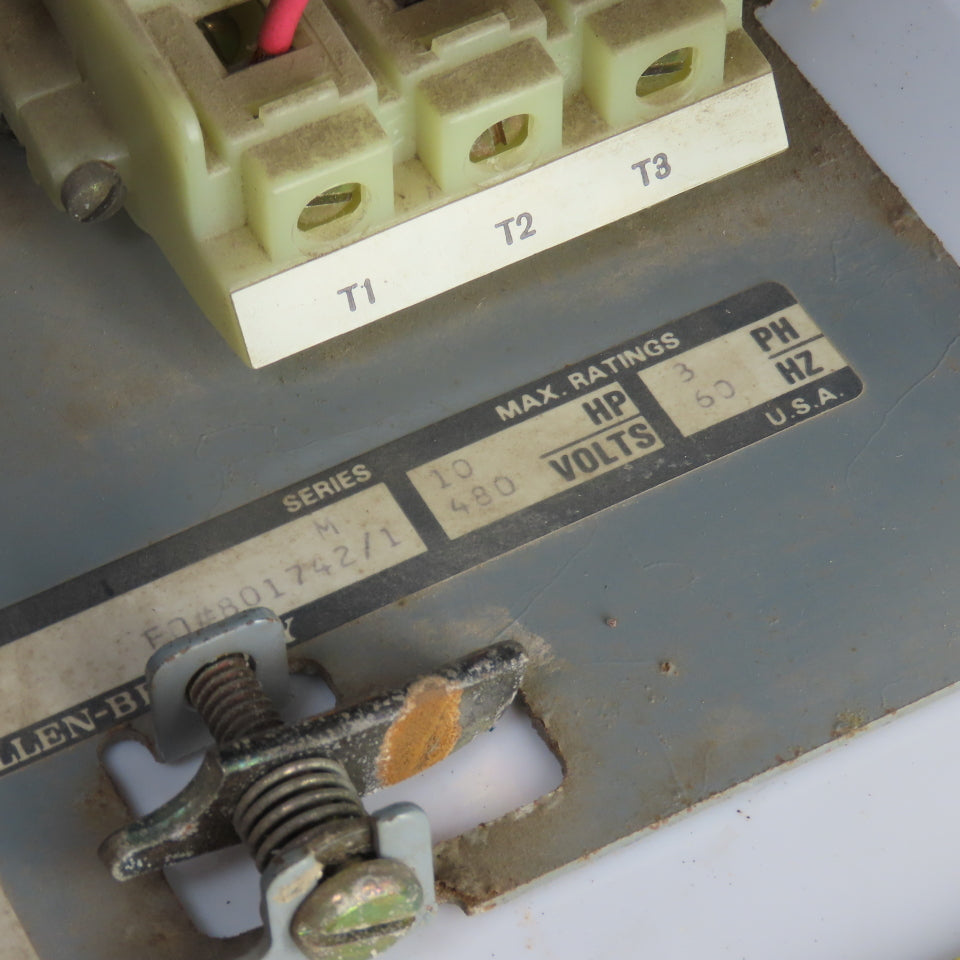 Allen Bradley 2112B-BDB-4R-6P-24R Size 1 Mcc Motor Starter Bucket 10HP 480V 3PH