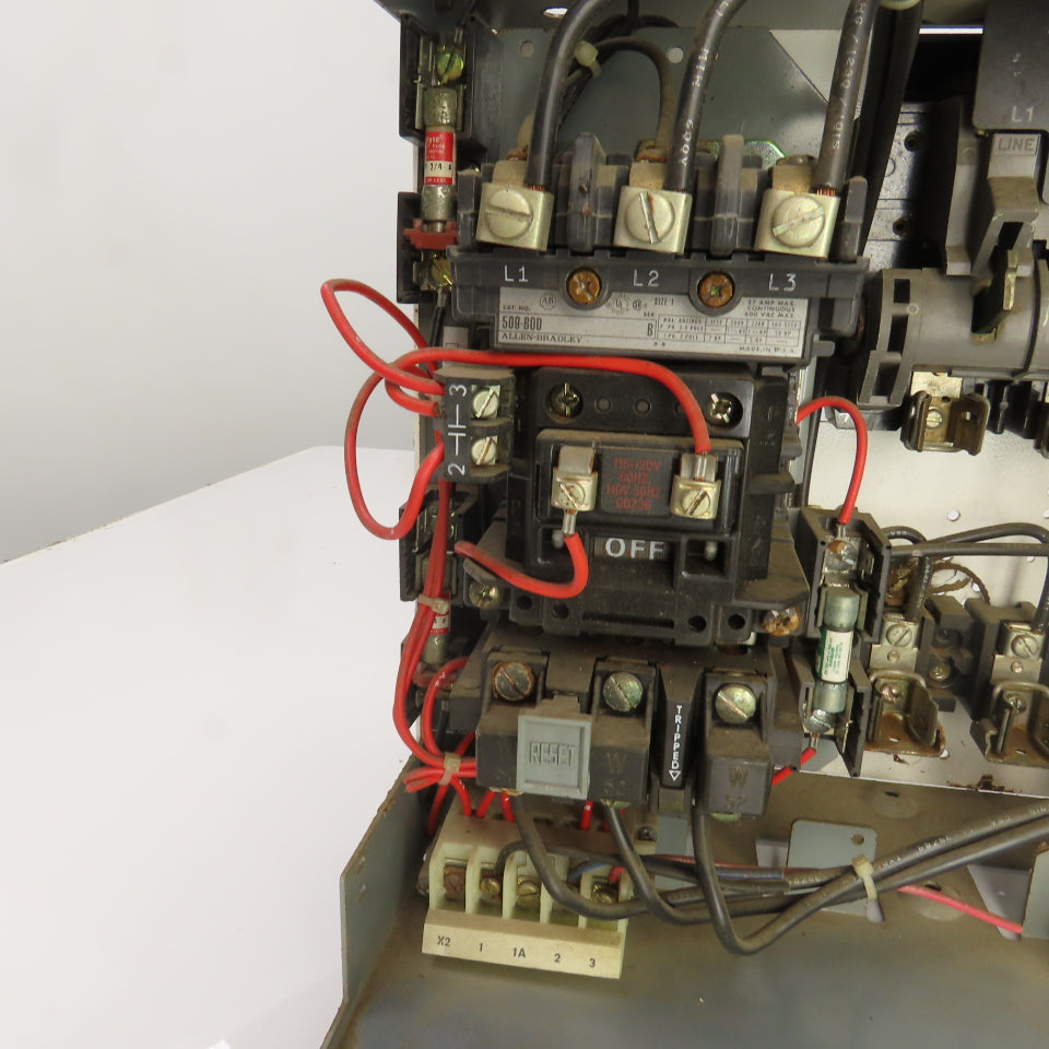 Allen Bradley 2112B-BDB-4R-6P-24R Size 1 Mcc Motor Starter Bucket 10HP 480V 3PH