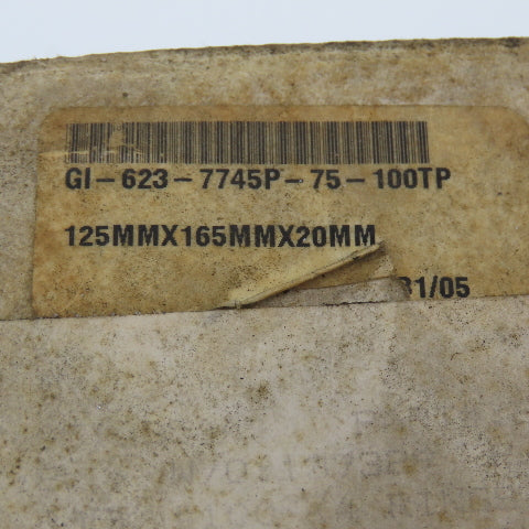 GI-623-7745P-75-100TP Packing Rope 125mm x 165mm x 20mm Lot Of 4