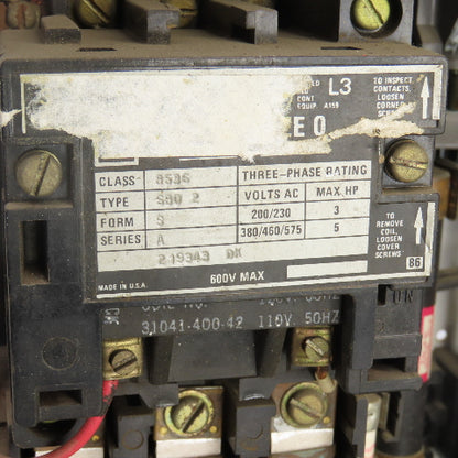 Allen Bradley 2112B-BAC-6P-24R Size 0 Mcc Motor Starter Bucket 5HP 480V 3PH