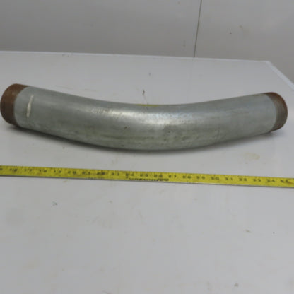 3" 45° Galvanized Ridgid Ridged Steel Conduit Elbow