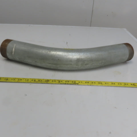 3" 45° Galvanized Ridgid Ridged Steel Conduit Elbow