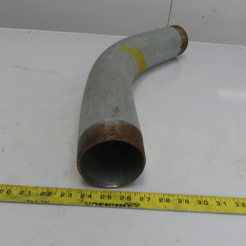 3" 45° Galvanized Ridgid Ridged Steel Conduit Elbow