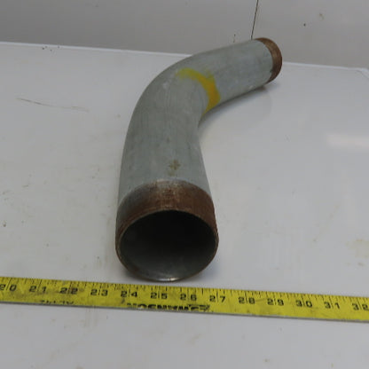 3" 45° Galvanized Ridgid Ridged Steel Conduit Elbow