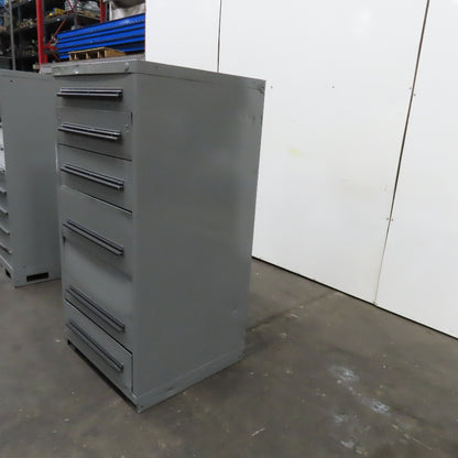 6 Drawer 28" x 28" x 60" Small Parts Tool Storage Shop Cabinet