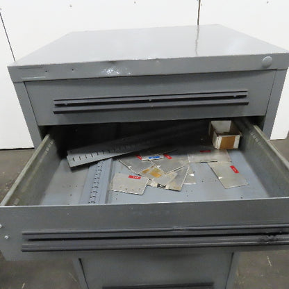 6 Drawer 28" x 28" x 60" Small Parts Tool Storage Shop Cabinet