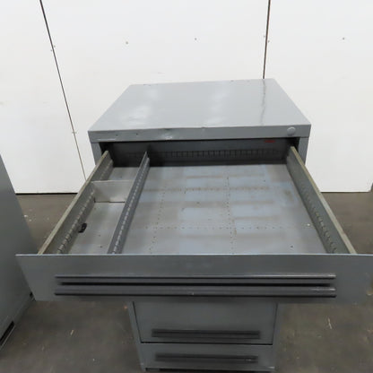 6 Drawer 28" x 28" x 60" Small Parts Tool Storage Shop Cabinet