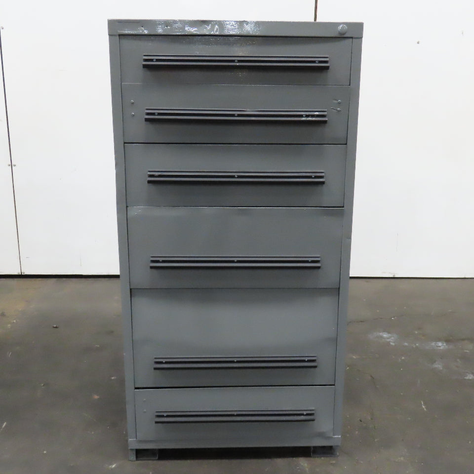 6 Drawer 28" x 28" x 60" Small Parts Tool Storage Shop Cabinet