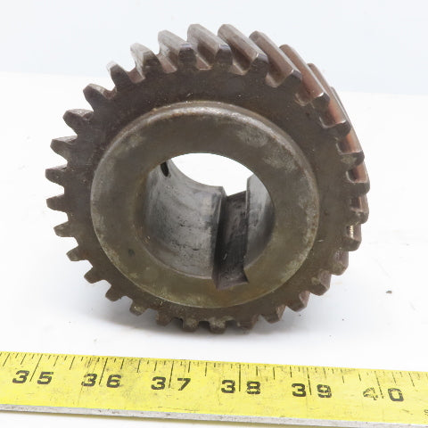 B061635 Beval Gear 30 Tooth 2" Keyed Bore 1-1/2" Wide 3" Over All Width