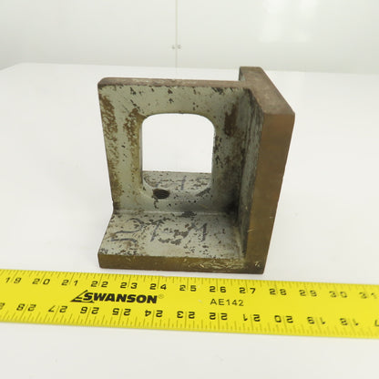 3/4" Thick Cast Iron Machined Webb Right Angle Setup Plate 6" H x 6" W 6" L