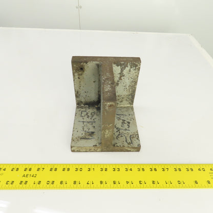 3/4" Thick Cast Iron Machined Webb Right Angle Setup Plate 6" H x 6" W 6" L