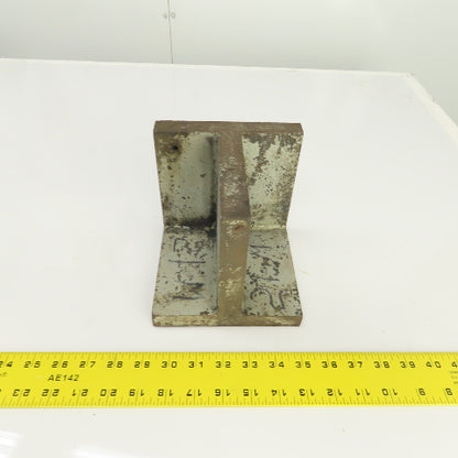 3/4" Thick Cast Iron Machined Webb Right Angle Setup Plate 6" H x 6" W 6" L