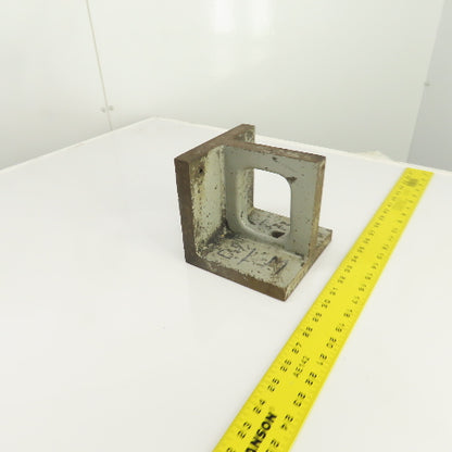 3/4" Thick Cast Iron Machined Webb Right Angle Setup Plate 6" H x 6" W 6" L