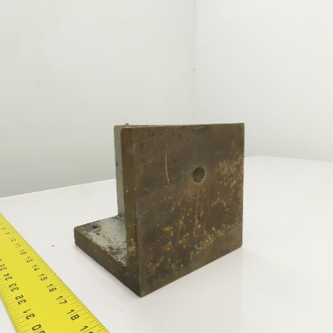 3/4" Thick Cast Iron Machined Webb Right Angle Setup Plate 6" H x 6" W 6" L