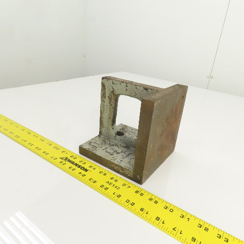 3/4" Thick Cast Iron Machined Webb Right Angle Setup Plate 6" H x 6" W 6" L