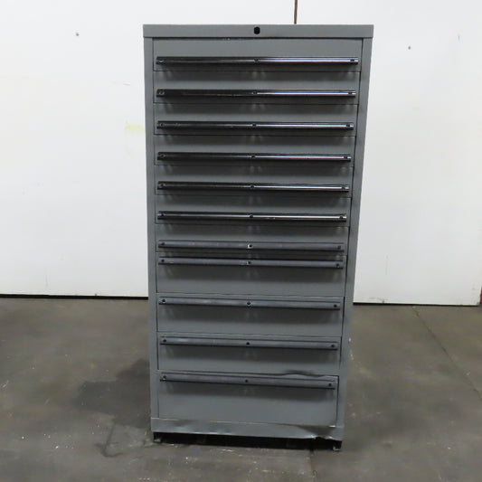 Lista Style 11 Drawer 28" x 28" x 59-1/2" Small Parts Tool Storage Shop Cabinet