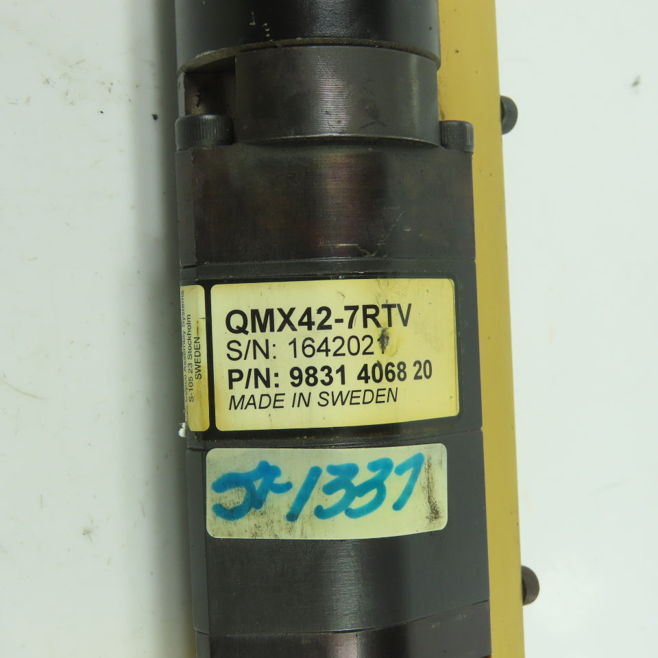 Atlas Copco QMX427RTV 4230-1901-80 Electric Angle Nutrunner 1/2" Drive QXT38-050