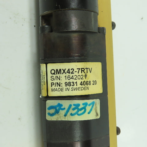 Atlas Copco QMX427RTV 4230-1901-80 Electric Angle Nutrunner 1/2" Drive QXT38-050