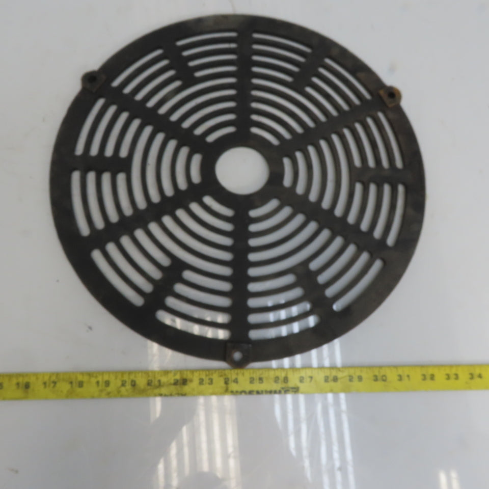 16-3/4" Diameter Round Cast Iron Grate Motor Guard Grill Drain