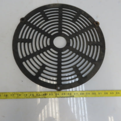 16-3/4" Diameter Round Cast Iron Grate Motor Guard Grill Drain