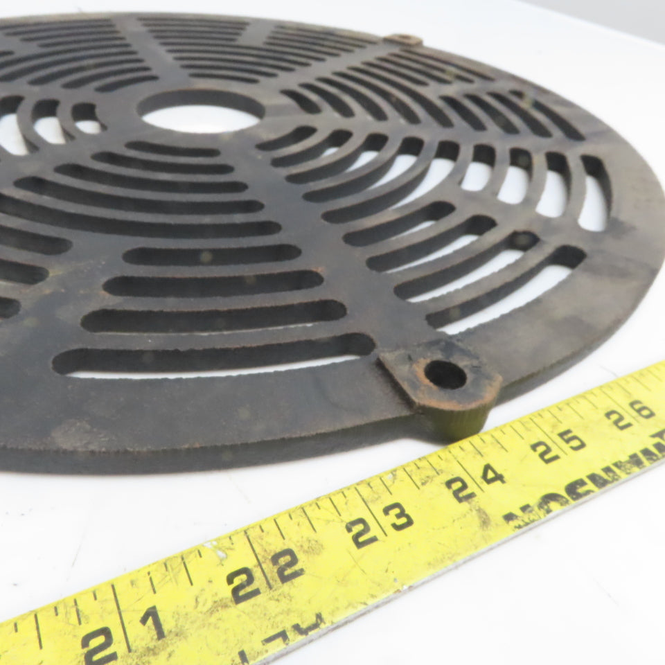 16-3/4" Diameter Round Cast Iron Grate Motor Guard Grill Drain