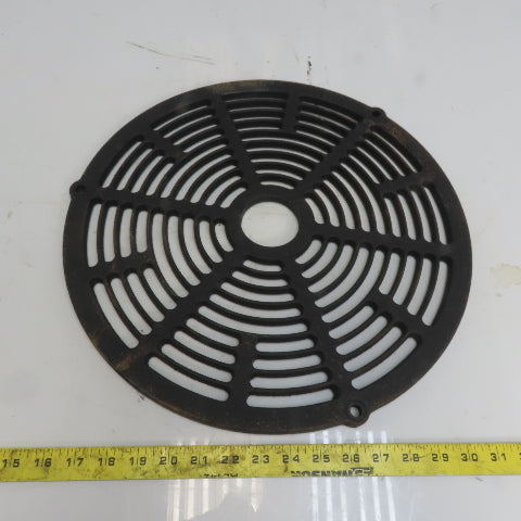 16-3/4" Diameter Round Cast Iron Grate Motor Guard Grill Drain
