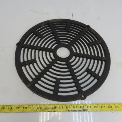 16-3/4" Diameter Round Cast Iron Grate Motor Guard Grill Drain