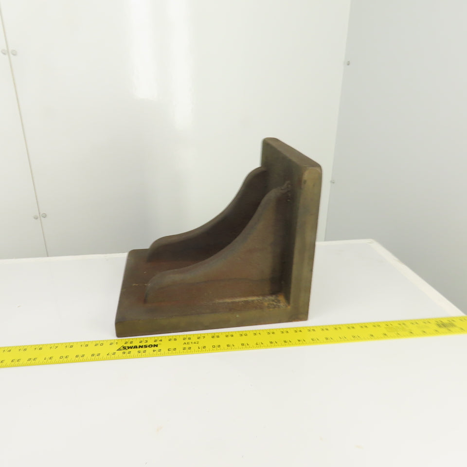 1.5" Thick Cast Iron Webbed Right Angle Setup Plate 11-7/8" H x 11-3/4" W 14" L